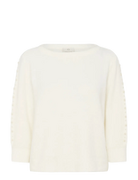 Kaffe - Kabetty Pullover - Megztinis - Balta