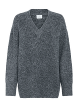 Kaffe - Katrudy Pullover - Megztinis - Pilka