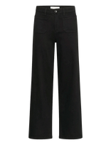 Kaffe - Kabrook Hw Reg Fit Jeans - Tiesaus kirpimo džinsai - Juoda