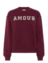 Kaffe - Kaelenora Sweatshirt - Megztinis - Burgundiška splava
