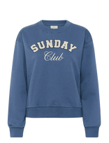 Kaffe - Kaelenora Sweatshirt - Megztinis - Mėlyna