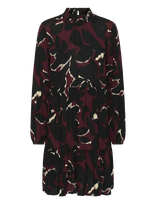 Kaffe - Kalinda Amber Dress - Trumpa suknelė - Burgundiška splava