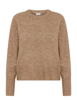 Kaffe - Kaniel Crew Neck Pullover - Megztinis - Smėlio