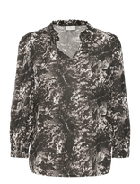Kaffe - Kalinda Amber Blouse - Marškinėliai ilgomis rankovėmis - Pilka