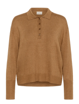 Kaffe - Kalizza Polo Pullover - Megztinis - Ruda