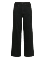 Kaffe - Kameadow Hw Reg Fit Jeans - Tiesaus kirpimo džinsai - Juoda