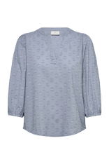 Kaffe - Kaenya Blouse 3/4 Sl - Marškinėliai ilgomis rankovėmis - Mėlyna
