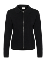 Kaffe - Kavisja Polo Cardigan - Megztinis - Juoda