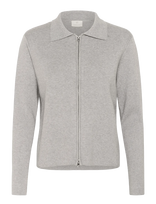 Kaffe - Kavisja Polo Cardigan - Megztinis - Pilka