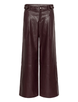 Culture - Culilli Pu Pants - Plačios kelnės - Burgundiška splava