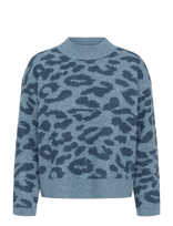 Kaffe - Kasandra Pullover Ls - Megztinis - Mėlyna
