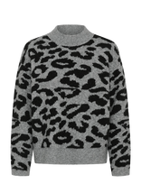 Kaffe - Kasandra Pullover Ls - Megztinis - Pilka