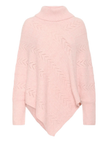 Cream - Crholiday Turtelneck Poncho - Pončas - Rožinė