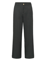 Cream - Crbabeth Bencon Pant - Plačios kelnės - Pilka