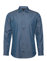 G-Star - Clean Slim Shirt - Džinsiniai marškiniai - Mėlyna