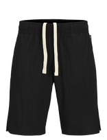 Jack & Jones - Jpstkarl Interlude Plisse Shorts Mid - Sportiniai šortai - Juoda