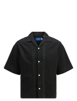 Jack & Jones - Jormarrakech Detail Shirt Ss - Marškiniai trumpomis rankovėmis - Juoda