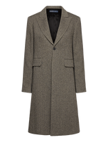 Polo Ralph Lauren - 2/15Nm Wl Hrrngbone-Wvn-Coat - Vilnonis paltas - Pilka