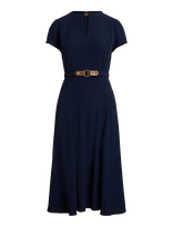 Lauren Ralph Lauren - Silky Ggt 154-Dress - Iki kelių ir midi suknelės - Tamsiai mėlyna
