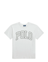 Polo Ralph Lauren - Logo Cotton Jersey Crewneck Tee - Marškinėliai trumpomis rankovėmis - Balta