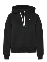 Polo Ralph Lauren - Shrunken Fit Fleece Hoodie - Džemperis - Juoda