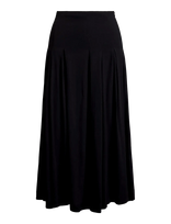 Polo Ralph Lauren - Pleated Crepe A-Line Skirt - Iki kelių ir midi sijonai - Juoda