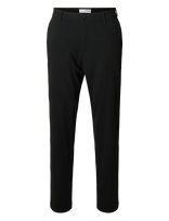 Selected - Slh172-Slim Tape Lorent Flex Pants Noos - Klasikinės kelnės - Juoda
