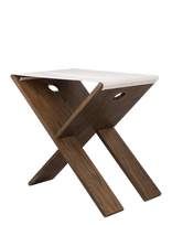 Mette Ditmer - Roots Folding Stool - Taburetės ir suolai - Ruda