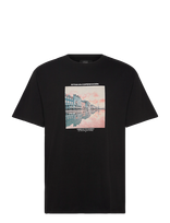 Clean Cut Copenhagen - Rainy Copenhagen Organic T-Shirt - Marškinėliai trumpomis rankovėmis - Juoda