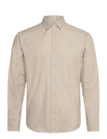 Clean Cut Copenhagen - Russel Flannel Shirt - Flaneliniai marškiniai - Smėlio