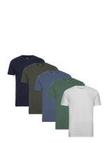 Hollister - Icon T Shirt 5 Pack - Marškinėliai trumpomis rankovėmis - Marga / raštuota