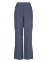 Newhouse - Amanda Linen Trousers - Lininės kelnės - Mėlyna