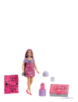 Barbie - Party Unboxed Glam Party Series Pink Sparkle Doll & Accessories With 10 Surprises - Lėlių aksesuarai - Marga / raštuota