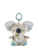 Fisher-Price - On-The-Go Koala Soother Toy, Plush Portable Sound Machine For Newborns - Muzikinis pliušinis žaislas - Marga / raštuota