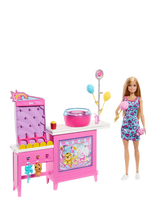 Barbie - Mysteries: Beach Detectives Malibu Doll, Cotton Candy Game Playset & Accessories - Lėlė - Marga / raštuota