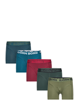 Björn Borg - Cotton Stretch Boxer 5P - Apatinės kelnaitės - Marga / raštuota
