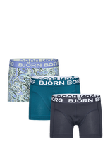Björn Borg - Cotton Stretch Boxer 3P - Apatinės kelnaitės - Marga / raštuota