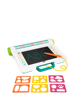 Fisher-Price - Learn & Doodle Desk, Mess-Free Writing & Drawing Tablet With Lcd Screen For Kids - Piešimo lenta - Marga / raštuota