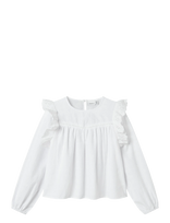 Name It - Nkfkanya Ls Shirt - Palaidinės ir tunikos - Balta