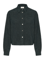 Kaffe - Kavera Button Shirt - Marškinėliai ilgomis rankovėmis - Chaki spalva