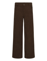 Kaffe - Kavera Pocket Pants - Tiesaus kirpimo džinsai - Ruda