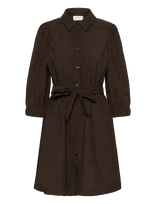 Kaffe - Kavera Dress - Trumpa suknelė - Ruda