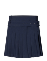 STINE GOYA - 2435 Pinstripe Tailoring, Belted Pl - Klostuotas sijonas - Juoda