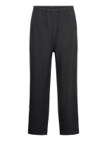 Weekday - Relaxed Linen Joggers - Lininės kelnės - Juoda