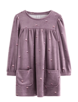 Lindex - Tunika I Velour - Palaidinės ir tunikos - Violetinė
