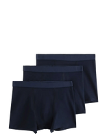 Lindex - 3-Pack Boxer Shorts - Apatinės kelnaitės - Tamsiai mėlyna