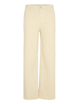Soaked - Slsandja Plain Vanesa Pants - Plačios kelnės - Kreminė spalva