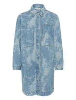 Soaked - Slaltea Denim Dress - Marškininė suknelė - Mėlyna