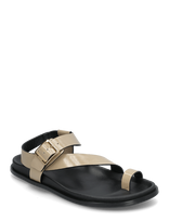 ALOHAS - Siren Leather Sandals - Plokščiapadžiai sandalai - Smėlio