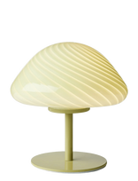 Halo Design - Candy Mini Mush Table Lamp, Glass Head, Metal Base - Stalinė lempa - Žalia